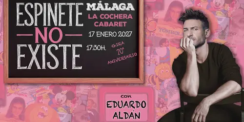 Eduardo Aldán en La Cochera Cabaret (Málaga)