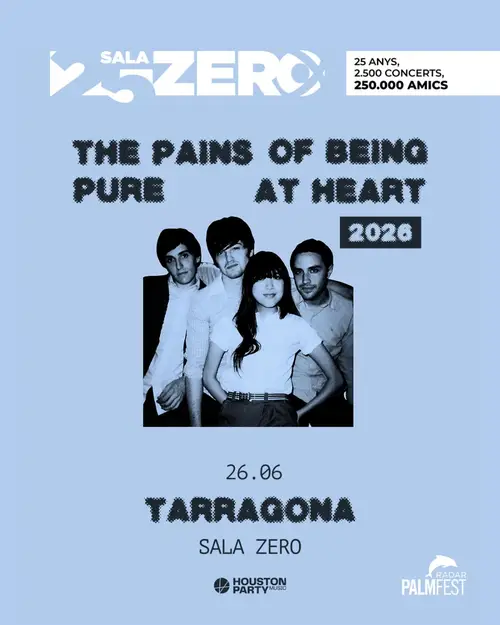 The Pains of Being Pure at Heart en Sala Zero (Tarragona)