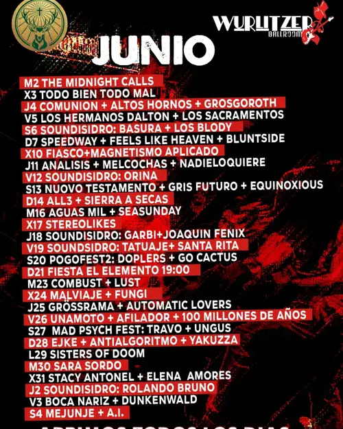 EJKE en Sala Wurlitzer Ballroom (Madrid)