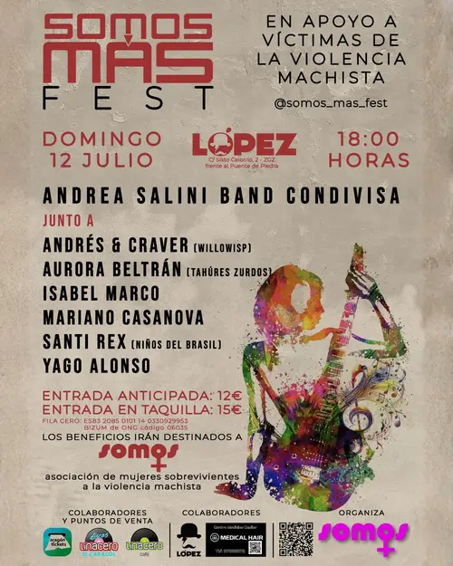 Andrea Salini Band Condivisa en Sala López (Zaragoza)
