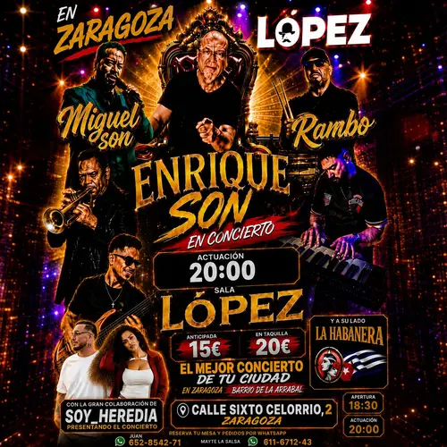 Enrique Son en Sala López (Zaragoza)