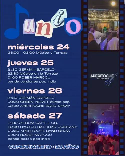 APERITOCHE BAND SHOW en Sala Ghetto (Las Rozas de Madrid)