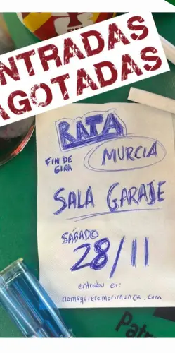 RATA en Sala Garaje Beat Club (Murcia)