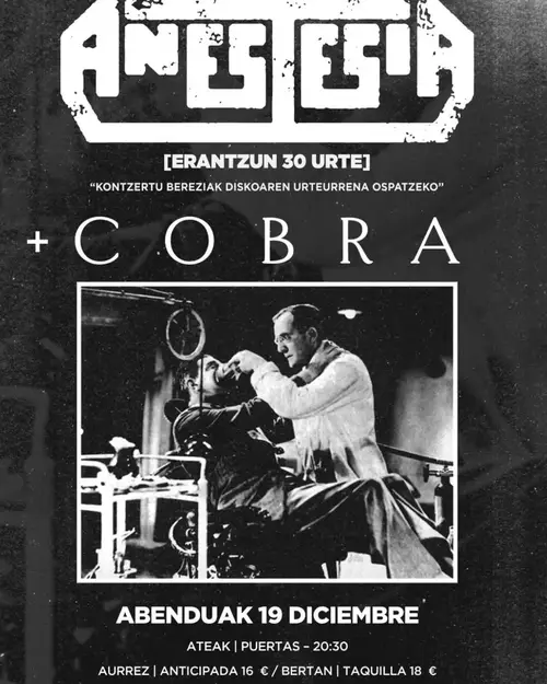 Anestesia en Jimmy Jazz (Gasteiz)