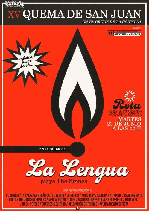 La Lengua plays The Stones en La Calabaza Mecánica (Rota)