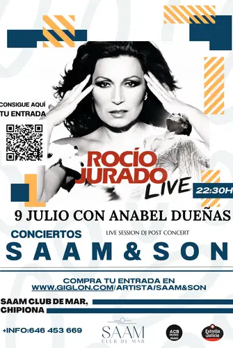 Rocío Jurado Live en SAAM Club de mar (Chipiona)