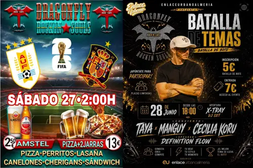Taya en Cafe Pub Dragonfly (Almería)