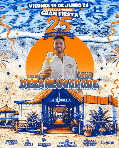 Deivi Dezanlúcapare en Chiringuito La Orilla (Sanlúcar de Barrameda)