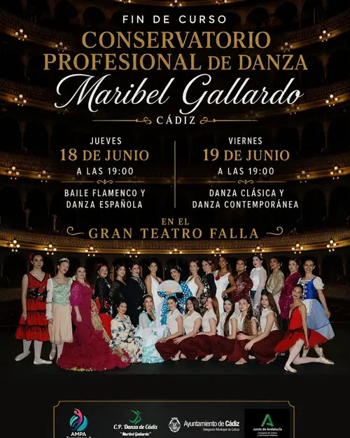 Conservatorio Profesional de Danza Maribel Gallardo en Teatro Falla (Cádiz)