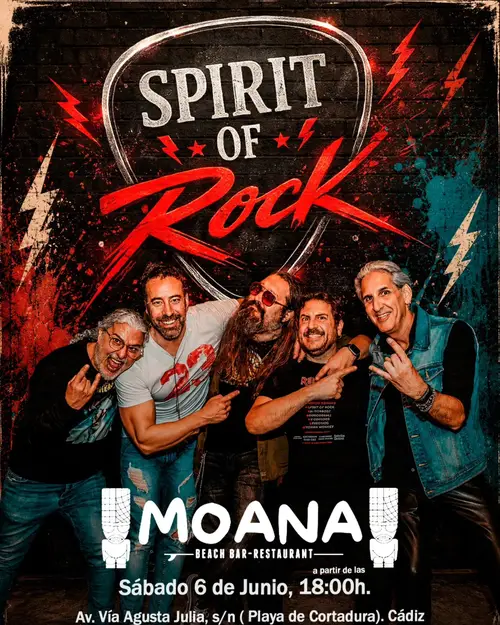 Spirit of Rock en Moana Beach Bar – Restaurant (Cádiz)