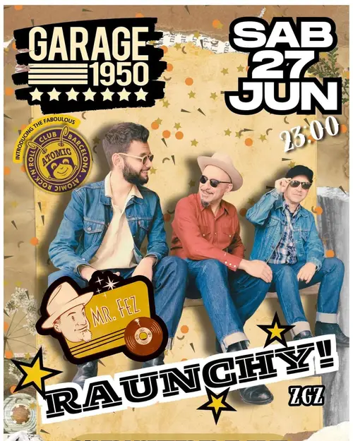 Raunchy! en Garage 1950s Diner (L’Hospitalet de Llobregat)