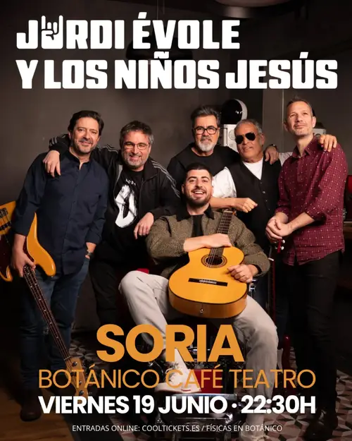Jordi Évole y los Niños Jesús en Botánico Café Teatro (Soria)