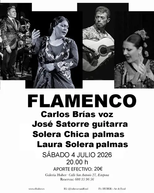 Carlos Brías en HUBER – Art & Food (Estepona)