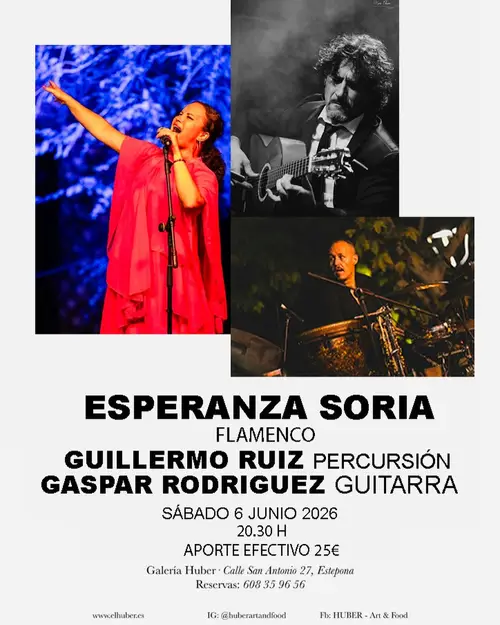 ESPERANZA SORIA en HUBER – Art & Food (Estepona)