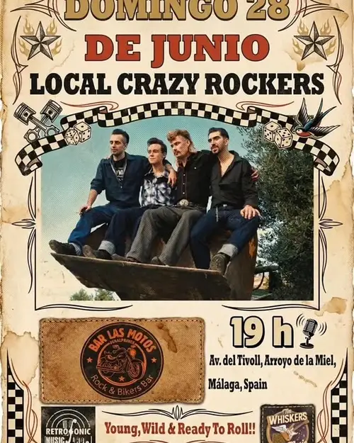 Local Crazy Rockers en Bar de las Motos (Fuengirola)