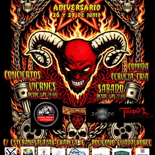 Local Crazy Rockers en Devils Sons Andalucía MC (Málaga)