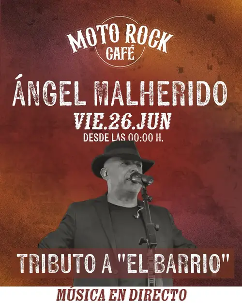 Ángel Malherido en Moto Rock Café Los Palacios (Los Palacios y Villafranca)