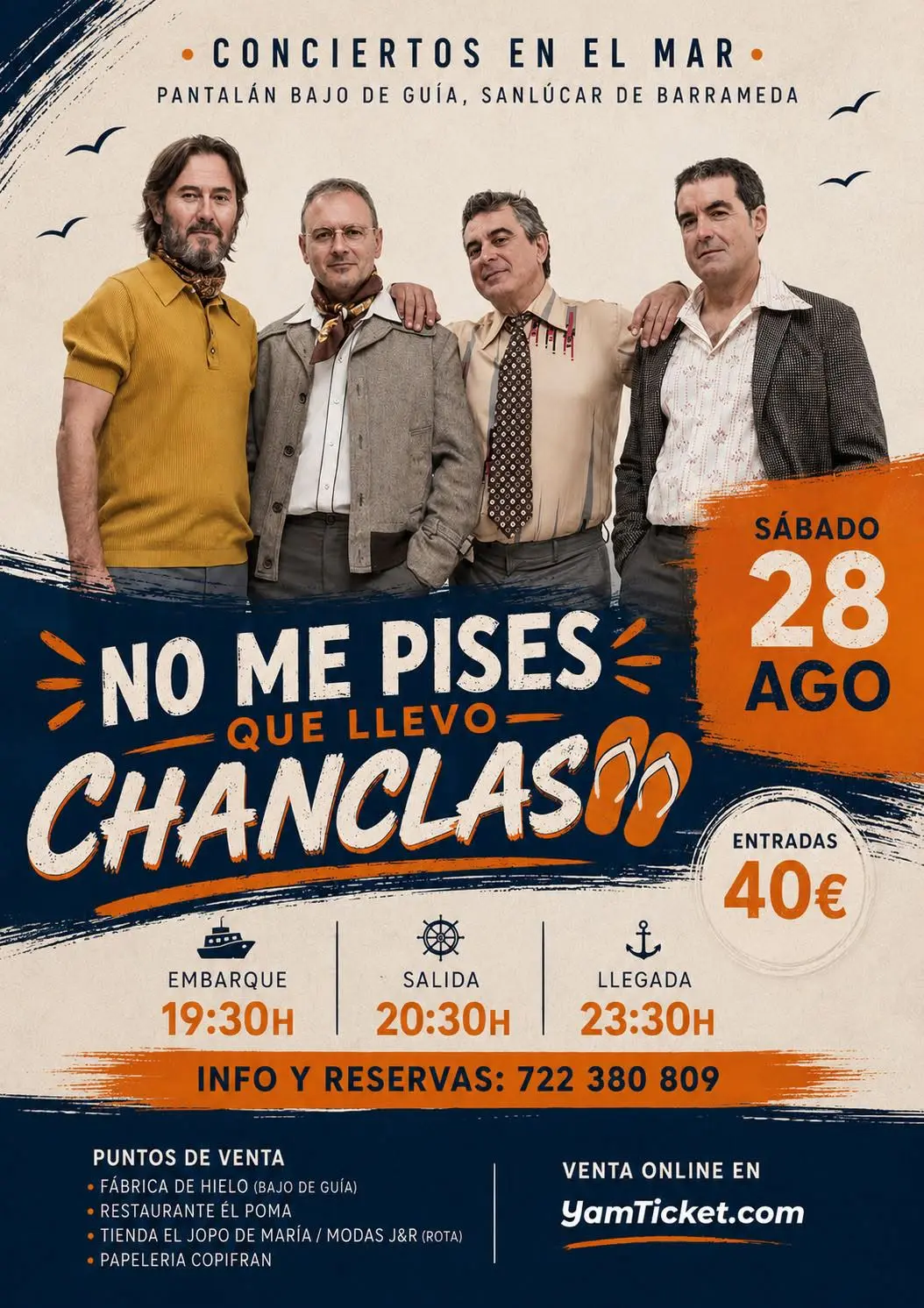 No Me Pises Que Llevo Chanclas en La Pepa Barco (Sanlúcar de Barrameda) (2026-08-28)