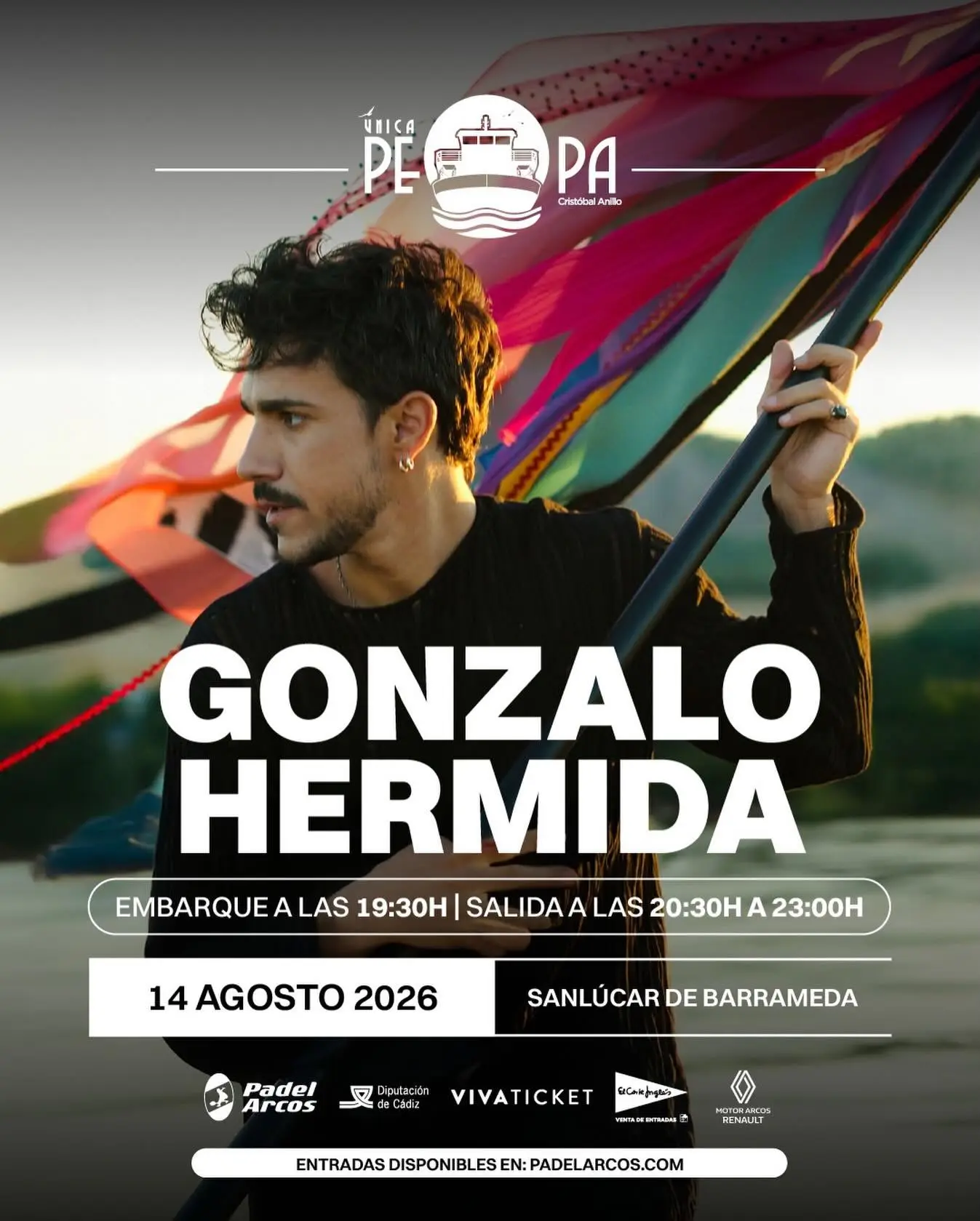 Gonzalo Hermida en La Pepa Barco (Sanlúcar de Barrameda) (2026-08-14)