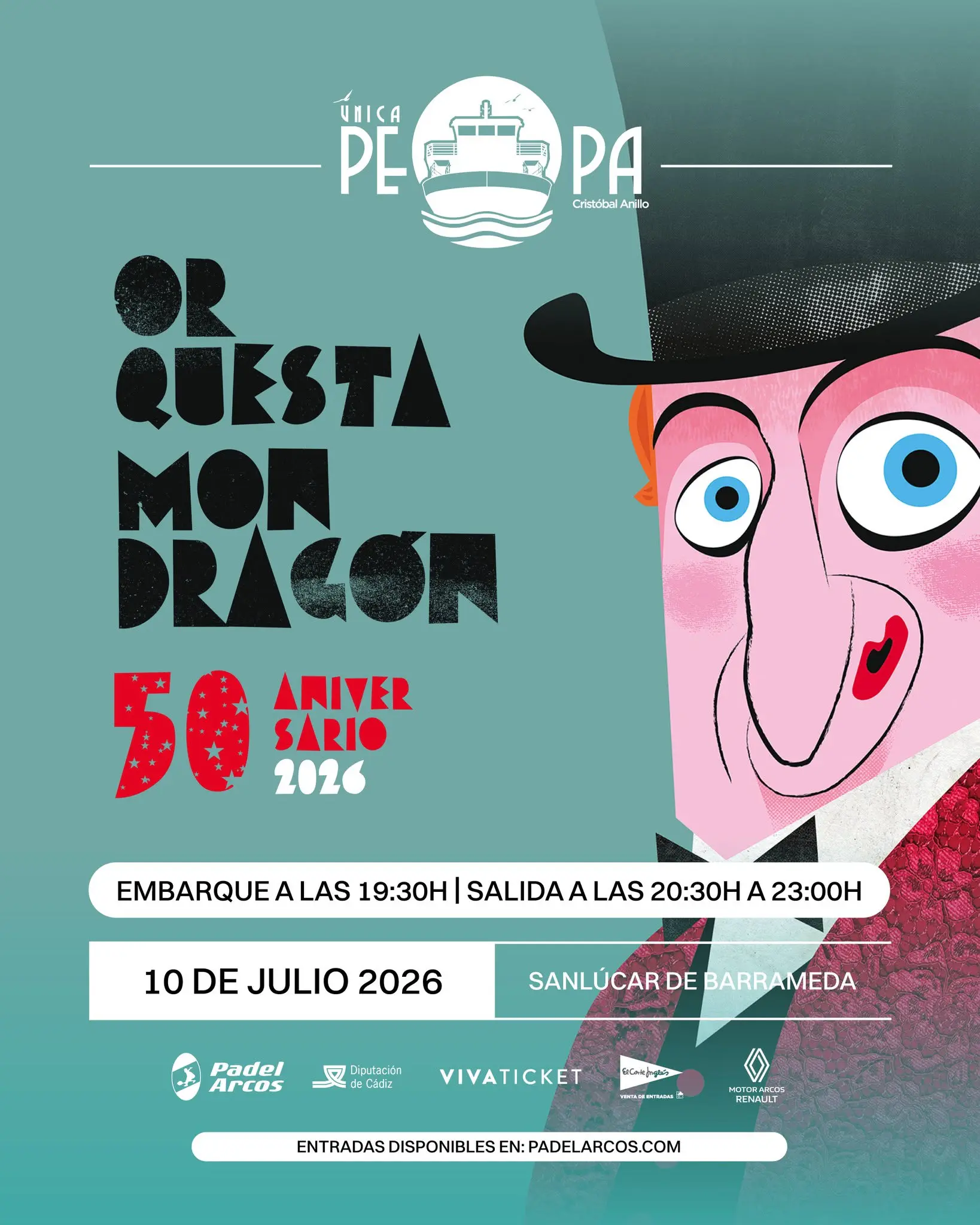 Orquesta Mondragón en La Pepa Barco (Sanlúcar de Barrameda) (2026-07-10)