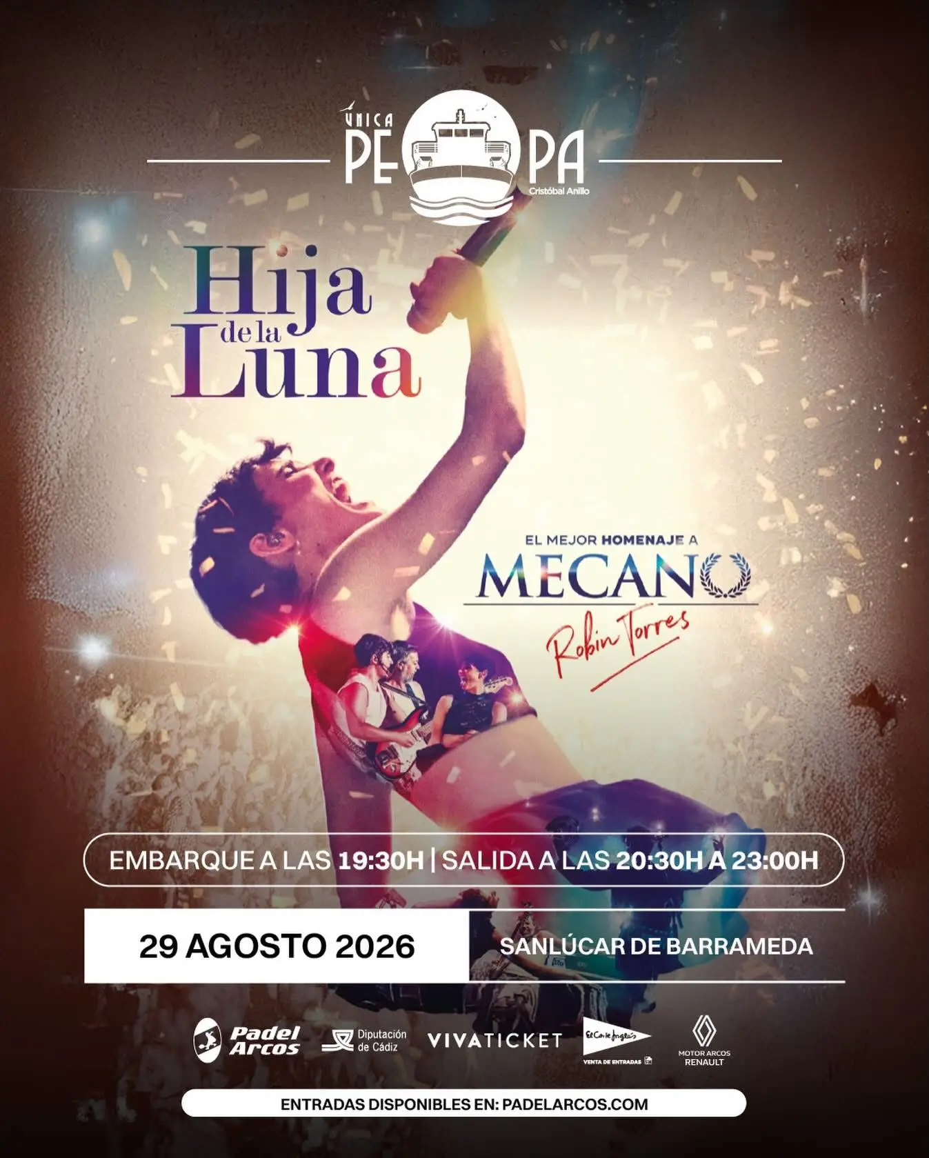 Hija de la Luna en La Pepa Barco (Sanlúcar de Barrameda) (2026-08-29)