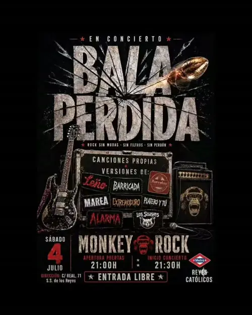 Bala Perdida en Monkey Rock (Alcobendas)