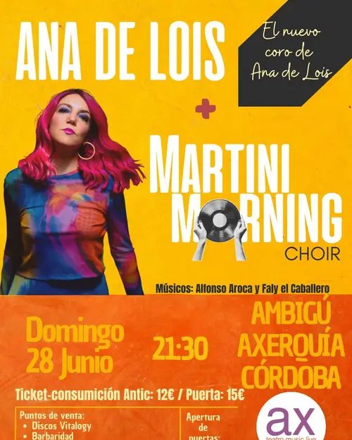 Ana de Lois en Ambigú Axerquía (Córdoba)