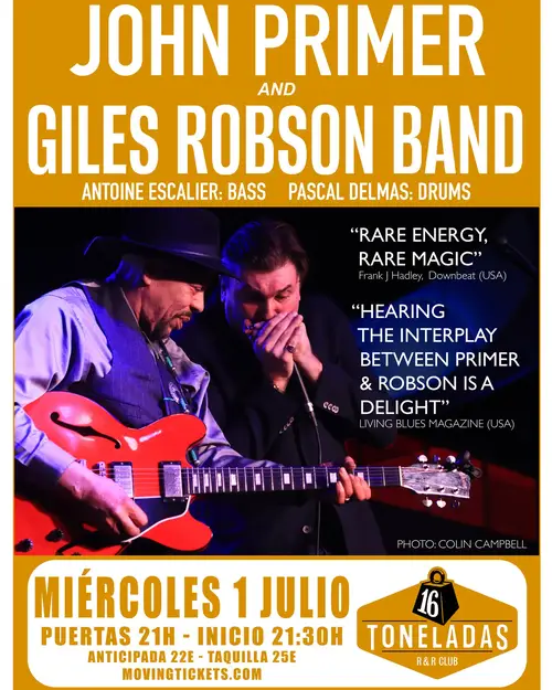 John Primer en 16 Toneladas (València)
