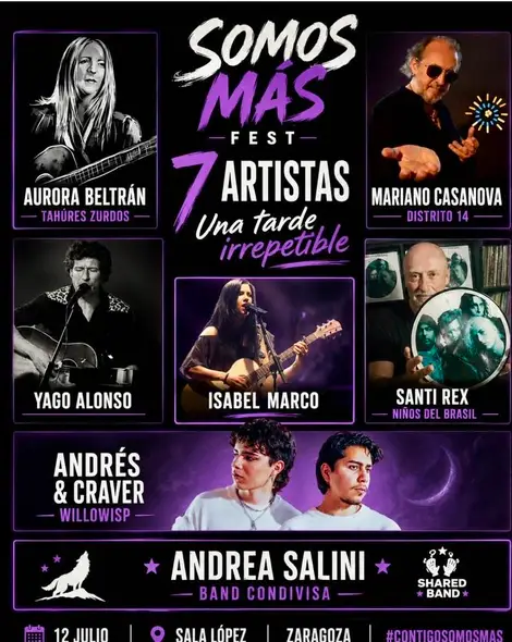 Somos Más Fest en Sala López (Zaragoza)
