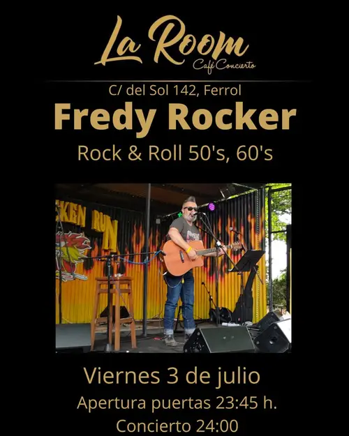 Fredy Rocker en Sala Room (Ferrol)