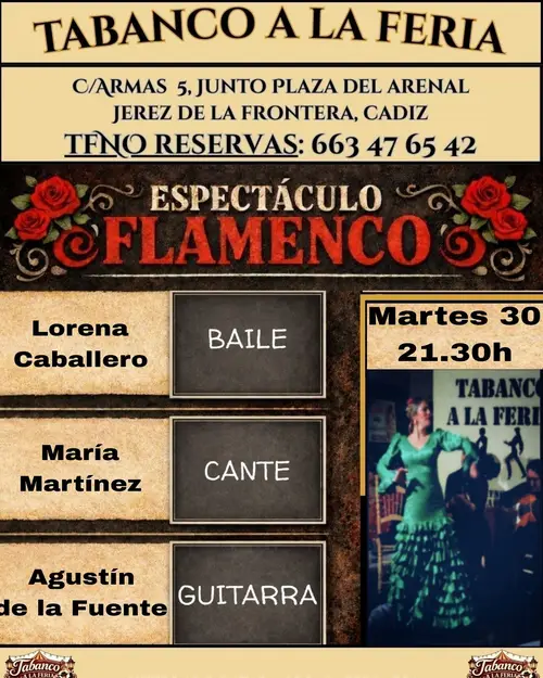 Lorena Caballero en Tabanco a la feria (Jerez De La Frontera)