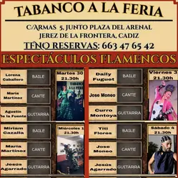 Titi Flores en Tabanco a la feria (Jerez De La Frontera)