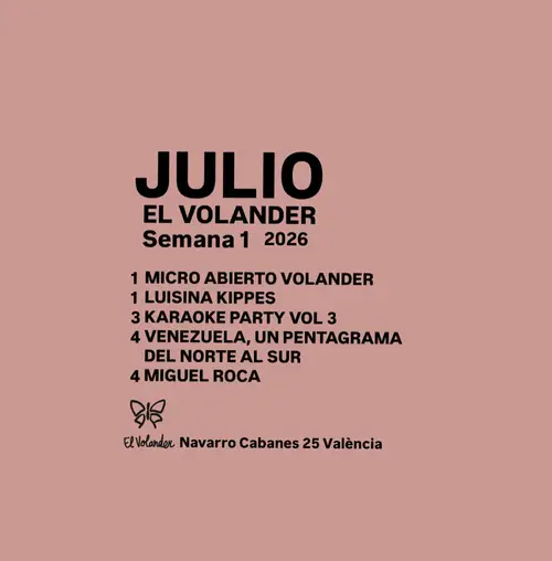 Miguel Roca en El Volander (Valencia)