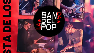 Cartel de La Banda del Pop en vivo para la Fiesta Remember de los 80 en Black Note Club