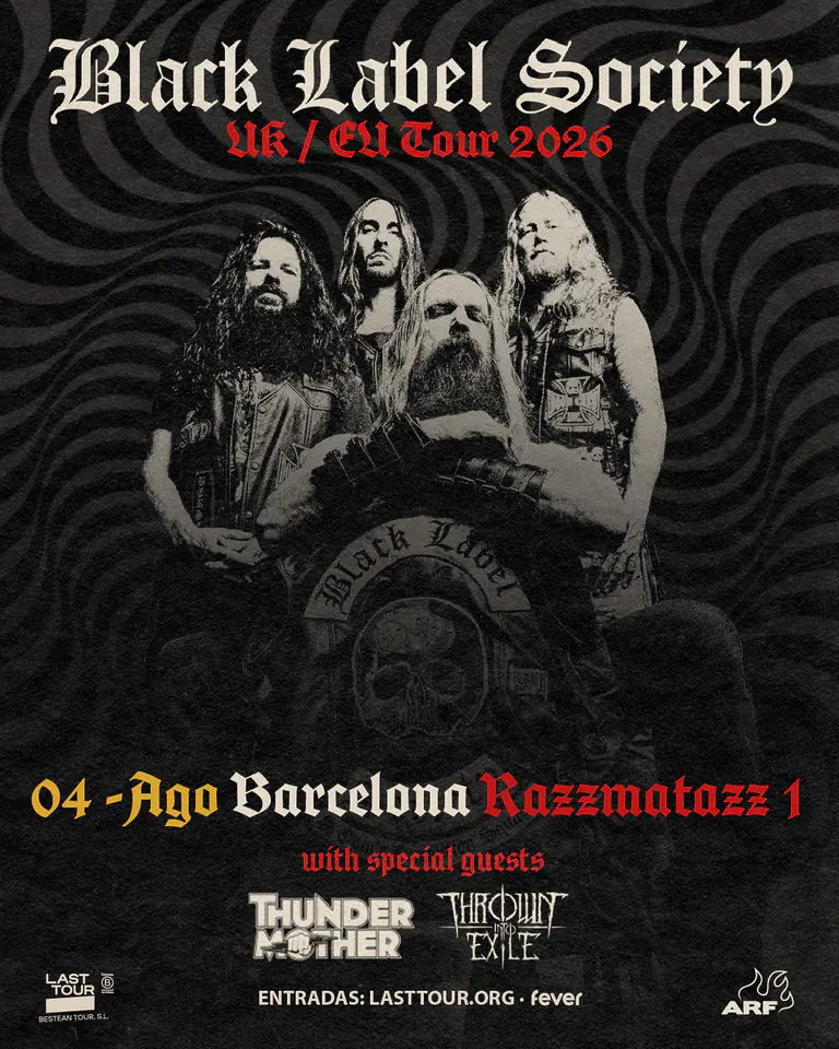 Black Label Society desatará su heavy metal en Barcelona el 4 de agosto