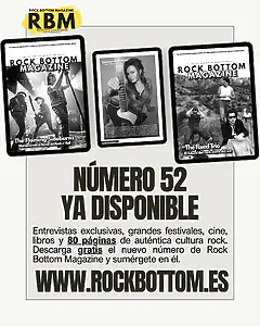 Rock Bottom Magazine publica el número 52 de su edición bimestral