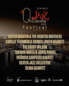 El Festival Internacional +QJazz celebrará su XII edición en A Coruña del 12 al 19 de julio de 2026
