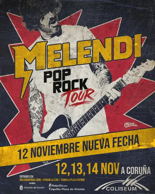 Melendi en Praza de Azcárraga (A Coruña) (A Coruña)