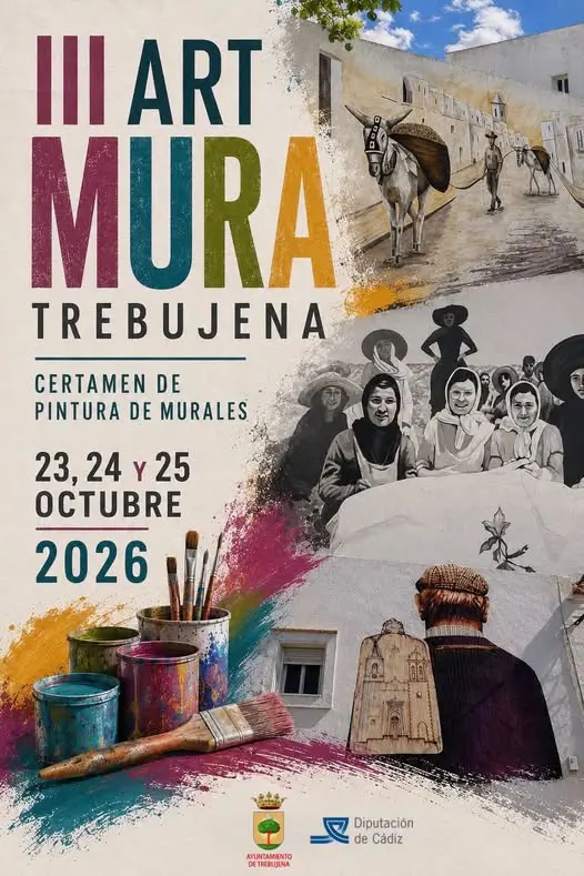 El III Certamen Art Mura transforma Trebujena en un museo al aire libre durante el mes de octubre