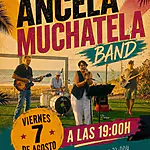 Cartel oficial del concierto de Ancela Muchatela Band en El Afrikano de Sanlúcar de Barrameda el 7 de agosto de 2026