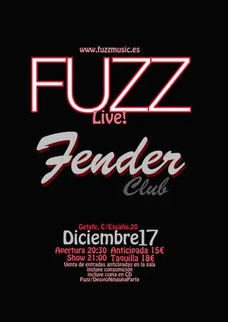 FUZZ en Fender Club (Getafe)