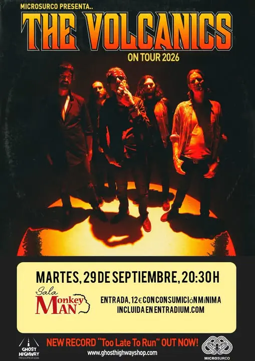 The Volcanics en Monkey Man Cafe Teatro (Guadalajara)
