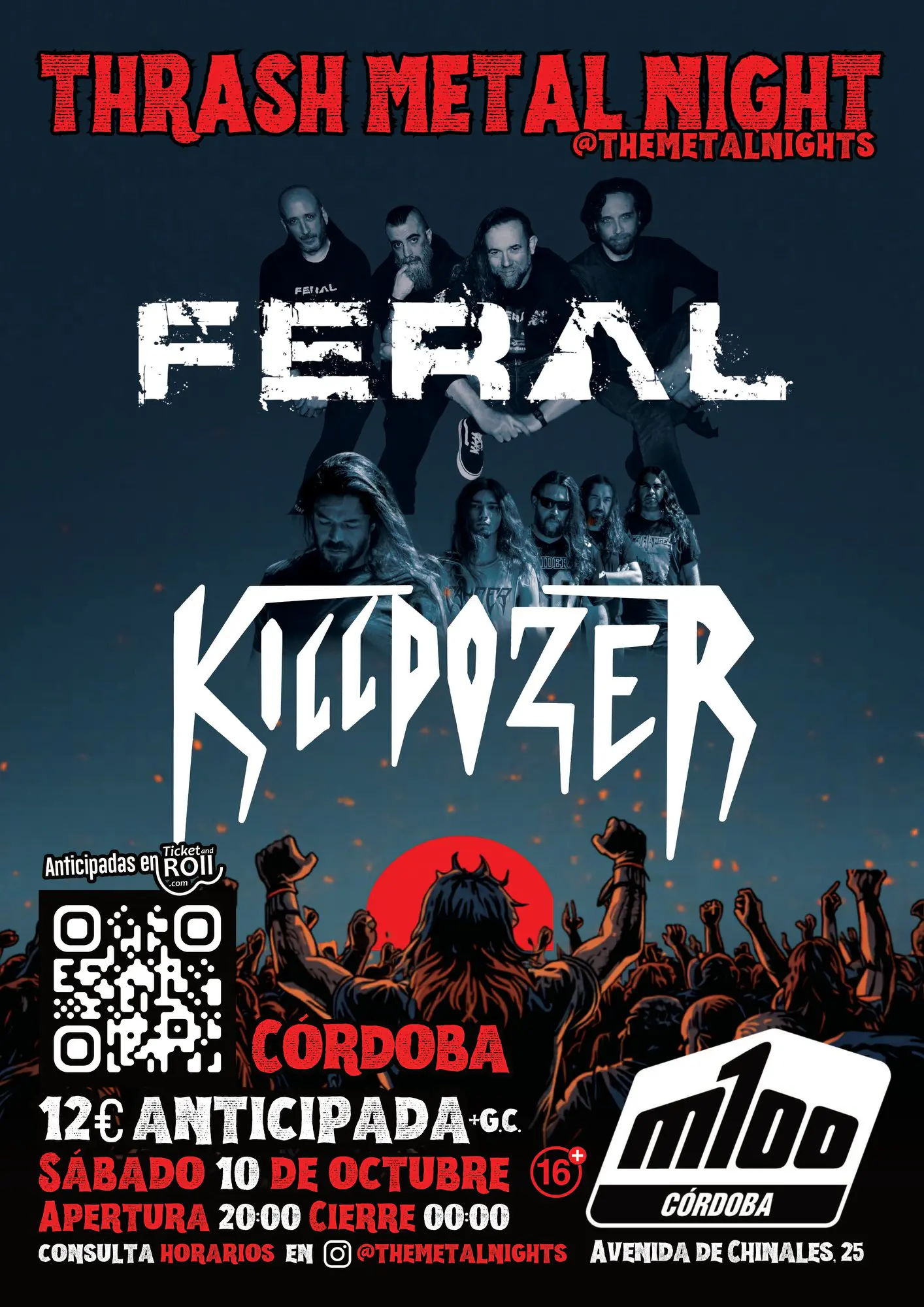 Killdozer en Sala M100 (Córdoba)