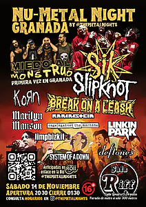 Nu-Metal Night Granada el 14 de Noviembre