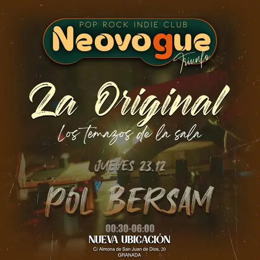 Pol Bersam en SALA VGE (Granada) (Granada)