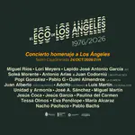 Cartel oficial del concierto homenaje El Eco de Los Ángeles en Teatro CajaGranada