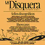Cartel oficial del festival y encuentro La Disquera 2026 en el Cuartel de Artillería de Murcia