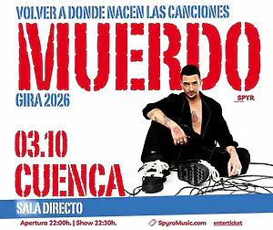 Muerdo en la Sala Directo de Cuenca: La Esencia Desnuda de las Canciones