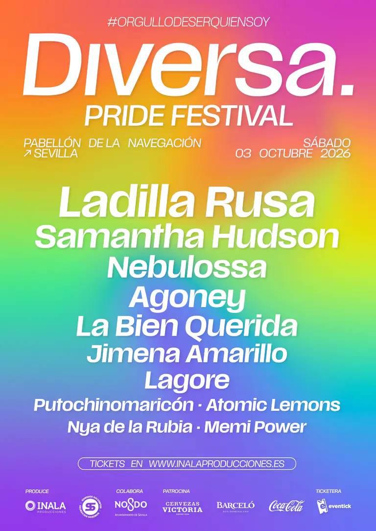 Cartel Diversa Pride Festival 2026 Sevilla