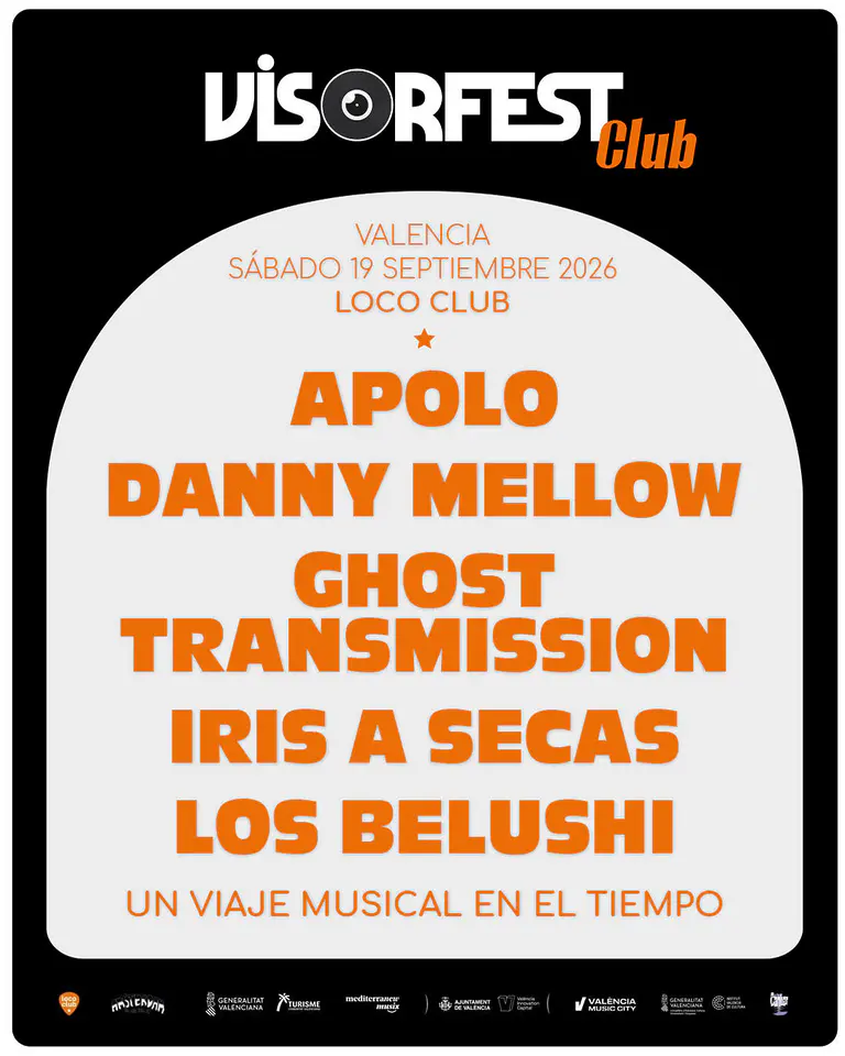 Cartel VISORFESTclub 2026 Loco Club Valencia